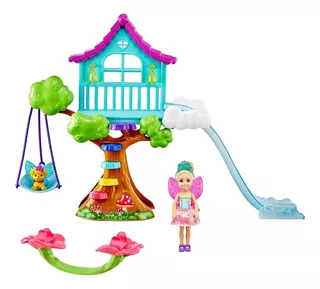 Barbie Dreamtopia Hada Y Casa Del Árbol