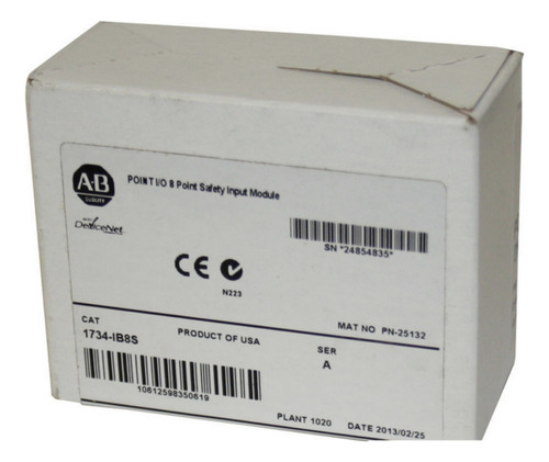 1734-ib8s Modulo De Entrada Digital De Seguridad 4 Rockwell