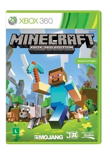 Jogo Minecraft Xbox 360 Original Mídia Fisica Game Lacrado.