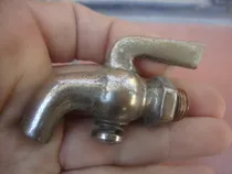 Comprar Antigua Canillita En Bronce Niquelado 5,4 X 1,7 X 3,9 Alto