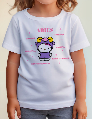 Playera Kitty Hello Kitty Infantil Para Niña M#117