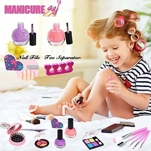 Imagen 4 de 7 de Maquillaje Lavable Para Niños Y Niñas Kit De Maquillaje P