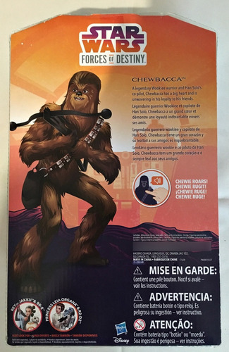 Chewbacca Star Wars Forces Of Destiny 12 Pulg Hasbro Chewie (Usado)
