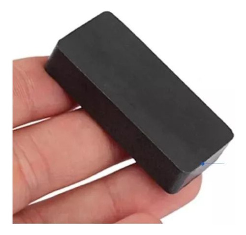Pack 6 Iman Rectangular Ferrita 48x22x10mm Fuerte Grado 8