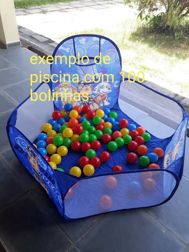 Piscina de bolas grande y barata, 100 unidades, modelo perro azul, más 100 bolas