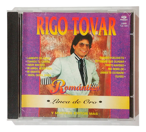 Cd Rigo Tovar - Romántico Línea De Oro