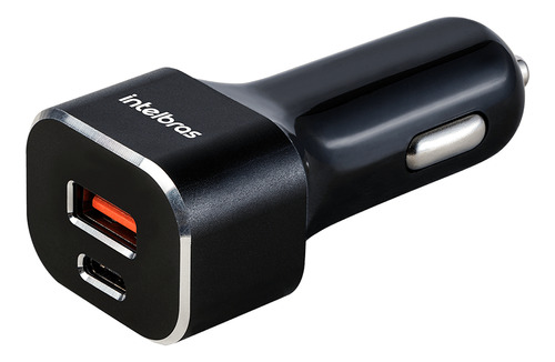 Carregador Veicular Usb - Ecv 11 Power 38w Intelbras Cor Preto