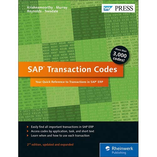Sap Transaction Codes Your Quick Reference To Tcodes In Sap 