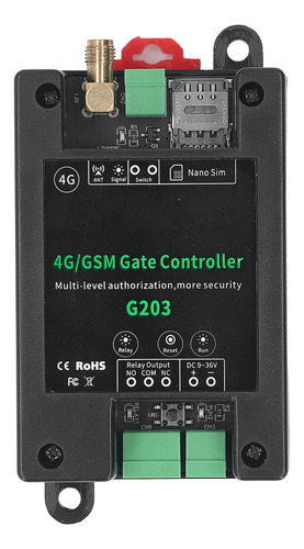 Abridor De Puerta G203 Gsm 3g 4g Control Remoto De Acceso A