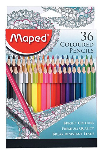Maped 832217 Lápices De Colores De 36 Piezas