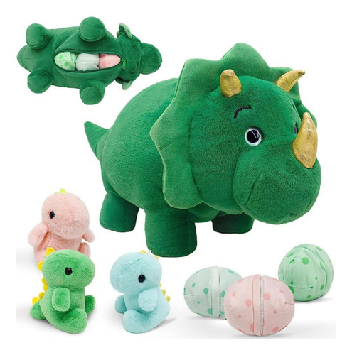 Bh Lindo Animal De Peluche Triceratops, Juguete De Peluche