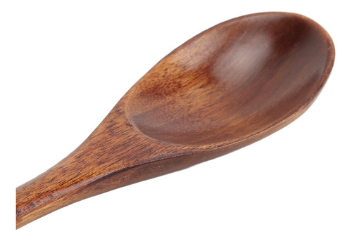 Cucharas De Madera Para Comer, 5 Unidades, Con Mango Largo A