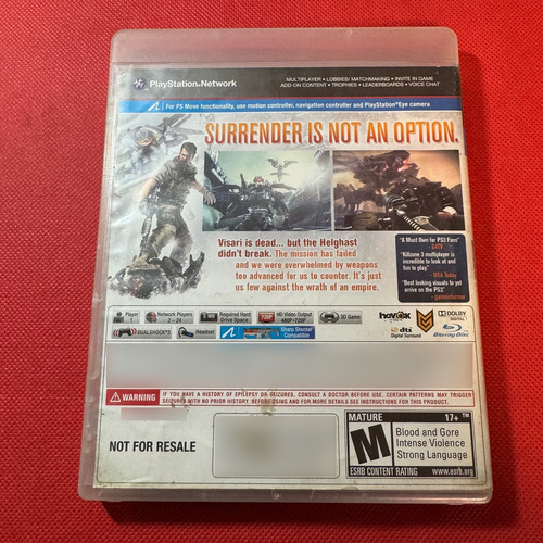 Killzone 3/ Killzone 2 Play Station 3 Ps3 Original (Usado)