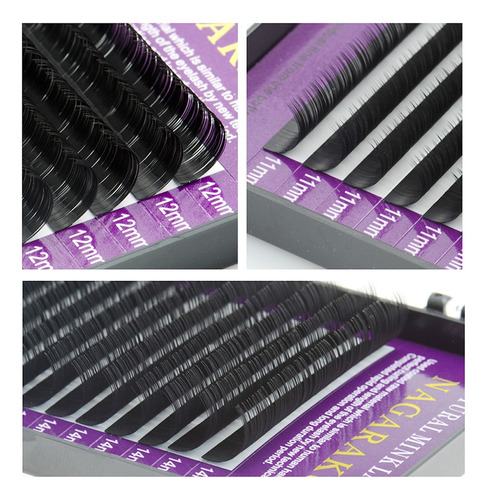 Blister Pestañas Nagaraku Aplicacion Mink 1x1 1pz Una Medida