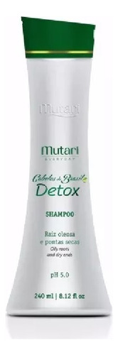 Shampoo Raiz Oleosa E Pontas Secas 240ml Detox Mutari