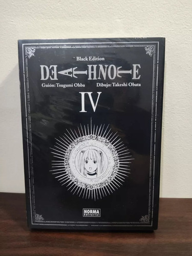 Manga Death Note Black Edition Tomo Iv - Norma