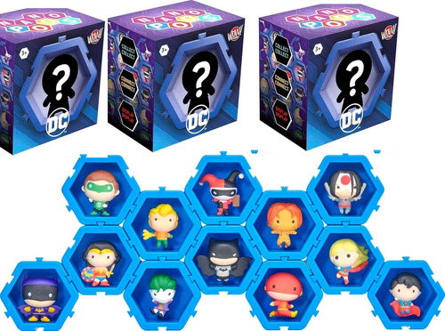 Wow! Stuff - Nano Pods Dc (paquete De 3 Personajes)