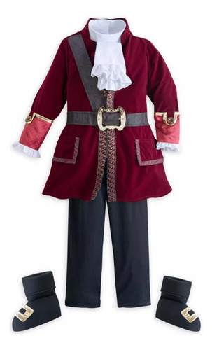 Capitan Garfio Hook Disfraz Talla 4 Peter Pan Disney Store