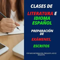 Comprar Clases Particulares De Literatura, Idioma Español, Gramática