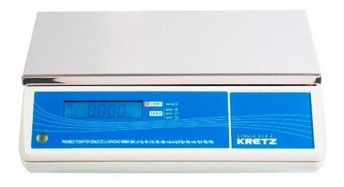 Balanza comercial digital Kretz Single Eco 30 kg 110V/220V (Bivolt) Blanco