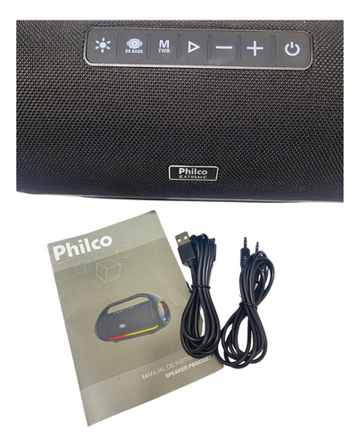 Caixa De Som Philco Extreme Bluetooth 5.3 Flash Light 220w (Usado)