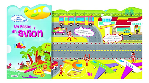 Un Paseo en avión (Libro acordeón), de Susaeta, Equipo. Editorial Susaeta, tapa pasta blanda en español, 2021