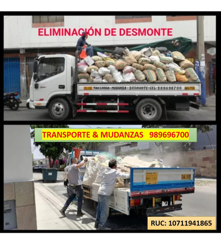 Eliminación De Desmonte. Cosas En Desuso Y Taxi Carga