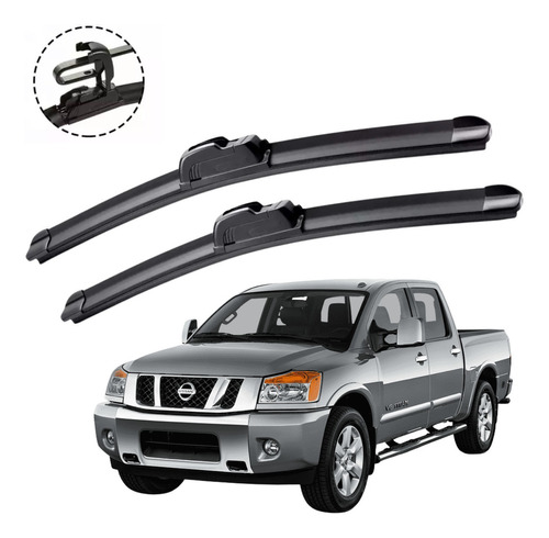 2 Plumas Limpiaparabrisas Reluvsa Nissan Titan 2014