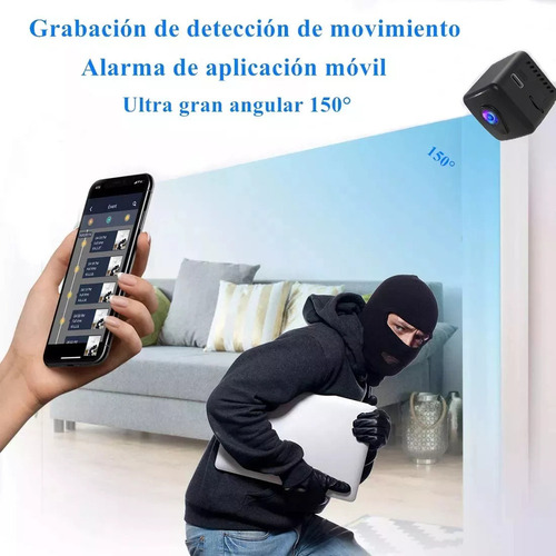 Yz Nuevo Mini Camara Espia 1080p Wifi Con Bateria Recargabl