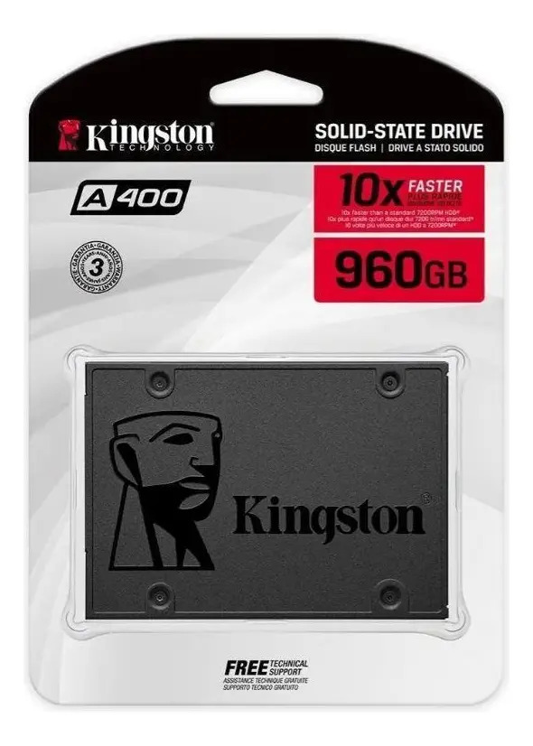 HD SSD Kingston Sa400s37/960gb - A400 2,5 SATA 3