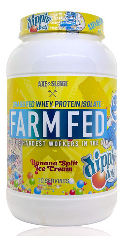 Whey Protein Farm Fed Dippin´ Dots Banana Split 30 Serv Axe 
