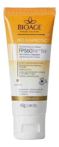 Protetor Solar Clareador Facial Melasma Antioxidante Fps60