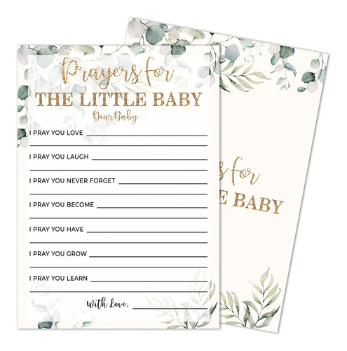 Payers For The Little Baby Shower Game Genero Reveal Party