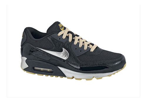 Zapatillas Nike Air Max 90 Black Silver Urbano 325018-001   