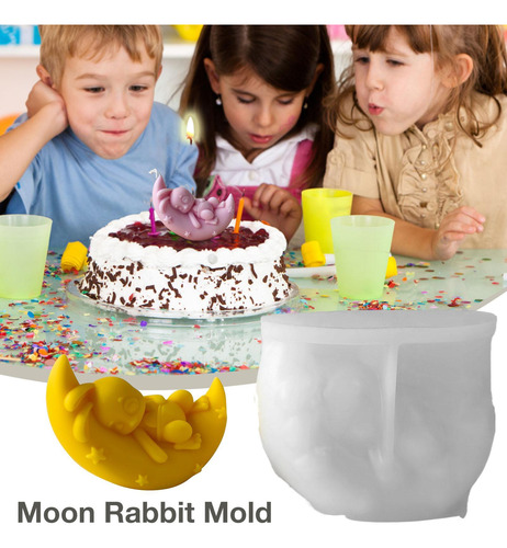 Molde De Vela De Conejo Molde De Conejo Para Resina Moldes D