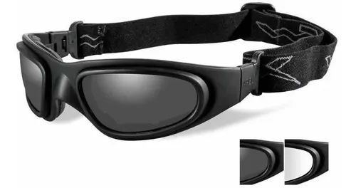 Remate Googles Wiley X Con Lentes Intercambiables Sg-1