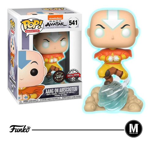 Funko Pop Aang On Airscooter #541 Special Edition