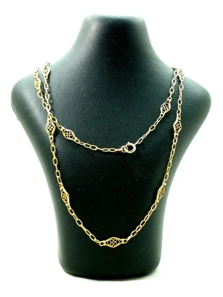 Cadena De Oro 18 Kt Origen Europeo