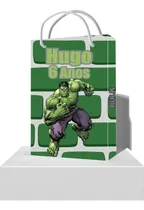 Comprar 20 Sacolinha Personalizada Infantil Hulk Sacolinha Surpresa