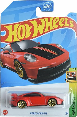 Hot Wheels 911 Gt3 Hw Exotics 2 10 Rojo 177 250