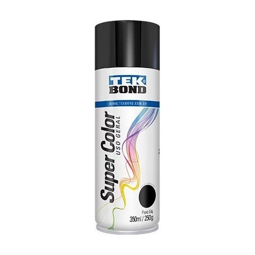 Aerosol Pintura  Negro Brillante Tek Bond  