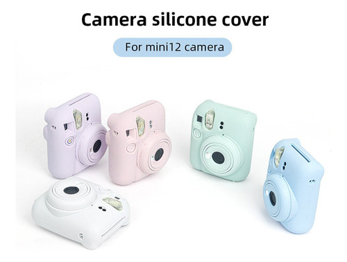 Funda Protectora De Silicona Cámara Para Instax Mini 12