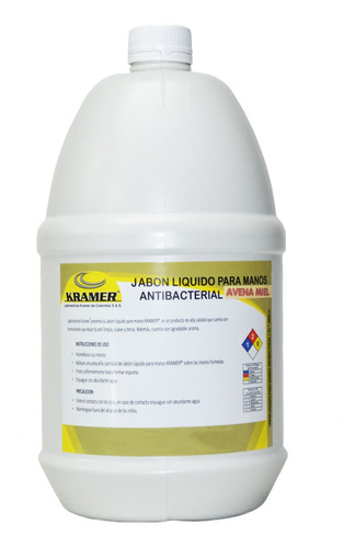 Jabon Liquido  Antibacterial Avena-miel 4000ml