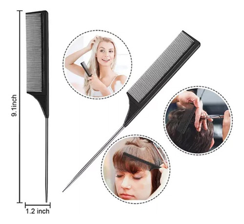 Set 10 En 1 Cepillos Para Cabello Desenredar Pelo Rizado