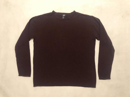 Sweater Pullover Hym Talle S Bordo Importado Tramado