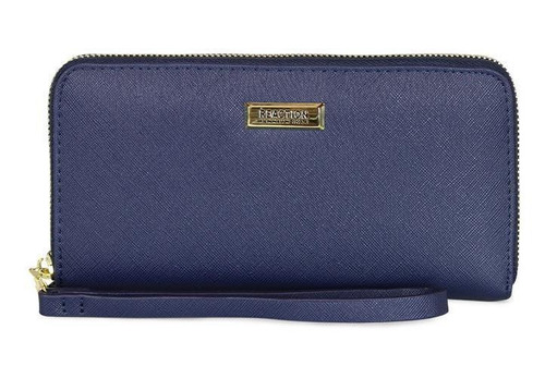 Billetera Mujer Jaeda Azul Kenneth Cole 