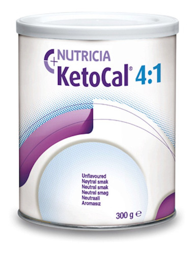 Fórmula infantil em pó sem glúten Danone KetoCal 4:1 en lata de 1 de 300g - 3  a 10 anos