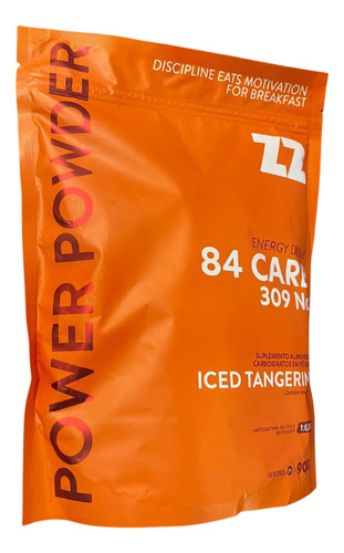 Power Powder Z2 Energy Drink - Sabor Iced Tangerine - 900g
