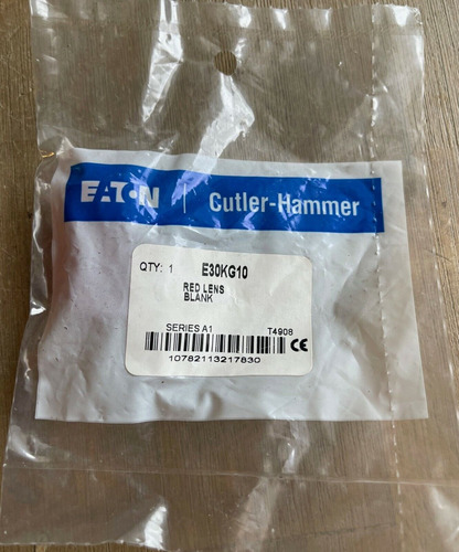 Eaton Cutler Hammer E30kg10 Series A1 Pilot Light Lens R Ssm