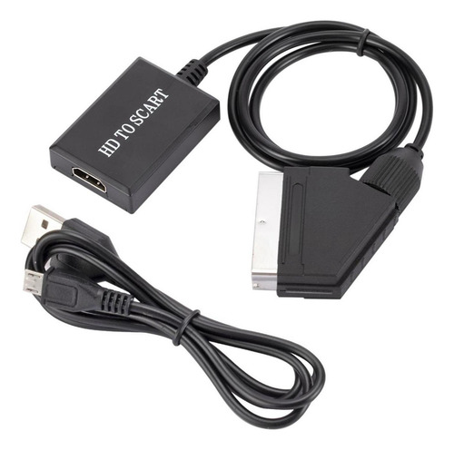 Cables Adaptadores De Vídeo Y Audio De 1080p A Scart Convert